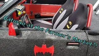 The Bat Mobile, Columbus Farmer's Market and Mordecai Lincoln's Workshop