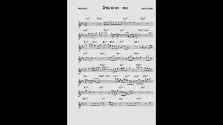 Wayne Shorter - Speak No Evil (sax solo transcription)