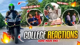 Public reaction on homemade ninja h2 in india part 2 - Kawasaki Ninja H2 making at home