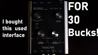 👀🎶🤷&zwj;♂️TASCAM US 112 MKII for 30 bucks||I bought this used interface|| is it any good?🤷&zwj;♂️🎶👀
