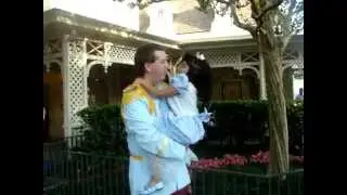 Daddy as Prince Charming - at Disney Magic Kingdom
