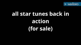 all star tunes back in action cast video for sale