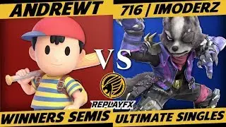 ReplayFX Smash Ultimate Winners Semis: AndrewT (Ness) vs. iModerz (Wolf)