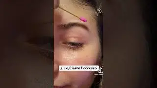 SOPRACCIGLIA IN DUE MINUTI, TUTORIAL 🤍 #shorts #truccoocchi #trucco #sopracciglia #tutorialtrucco