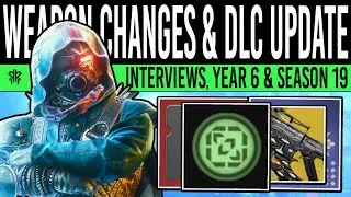 Destiny 2: BIG WEAPON CHANGES & FUTURE UPDATES! New Update, Mod Removal, Busted Exotics & More!