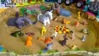 Adventures in the Mud: Mighty Jungle Animals Rescued! 🦁🐘🐊 Fun Learning for Kids