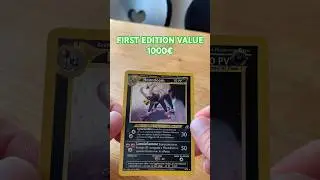 POKEMON CARD FIRST EDITION HOW MUCH? #games #pokemon #viralvideo #shorts #fyp