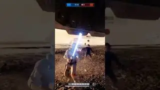 luke SKYWALKS over THE sith #battlefront2 #starwarsbattlefront2 #darthvader  #heroesvsvillains