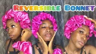 How to make a Reversible Bonnet|Beginners Friendly|Ruffled Bonnet #diy #bonnet #hairbonnet  #hair