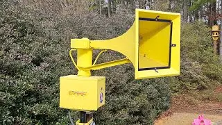 4/5 Swapped Thunderbolt 1003B Monthy Tornado Siren Test - 15 sec. Alert & Hi-Lo