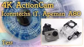 Test - Review - Action Cam 4K / Iconntechs iT / Apeman - Deutsch