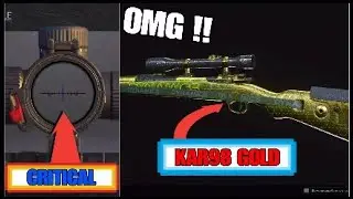 HOW TO GET THE KAR GOLD AND THE BLUE RETICLE IN WARZONE ?