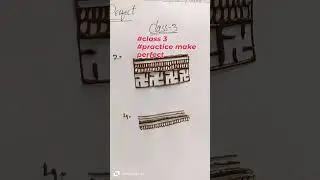 👉✨#basic🤲#advance#class 3#grids #boder design#👍practice makes perfect 👏
