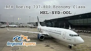REX Airlines Boeing 737 Economy Class | Flight Review