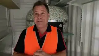 Behind The Scenes - Pizzaria Container Update   Pizza Oven Installed