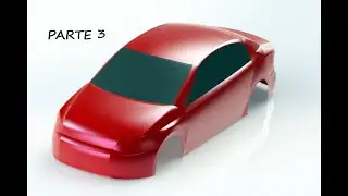 Modelado de automóvil en SolidWorks por medio de superficies (parte 3)