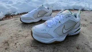 Nike Air Monarch 4 &mdash; Lucky Green &mdash; Gold &mdash; 🚨 SLEEPER 🚨 &mdash; оригинальные кроссовки для пап
