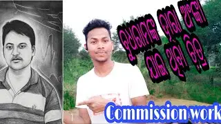 Commission work # pencil portrait by Budhram #pencil art