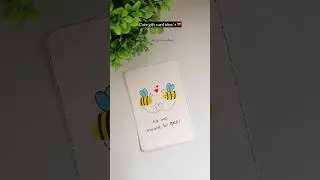 Handmade card for your loved ones | easy gift card ideas #diy #craft #handmade #giftideas #couple