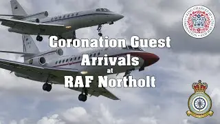 👑 King Charles III Coronation Guest Arrivals at RAF Northolt - 05 May 2023