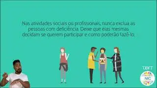 Lidando com pessoas com deficiência (LIBRAS)