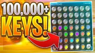 I found the RICHEST INVENTORY in Rocket League History... (100,000+ KEYS)