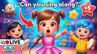5 Hours Kids Songs 🎵 | Alphabet, Numbers & Fun Learning | Koko Learner