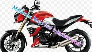 Mahindra Mojo fuel injection work  mojo work