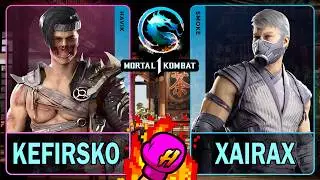 MK1 Kefirsko (HAVIK) VS Xairax (SMOKE)🥊Mortal Kombat 1🥊4K 60ᶠᵖˢ