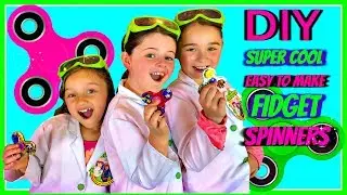 How To Make A Fidget Spinner without Bearings!  Make a FIDGET SPINNER TOY (EASY!  NO Bearings!)