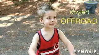 Khyler learns to ride a bike AND FINDS A FROG!!!