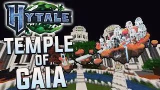 The GREATEST Hytale Build Yet || Temple of Gaia in MINECRAFT