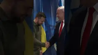 Ukraine's Zelenskiy Meets Israel's Netanyahu on Sidelines of UNGA