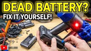 #1 Беспроводной пылесос Dyson V8 не заряжается, индикатор заряда мигает красным, не держит заряд