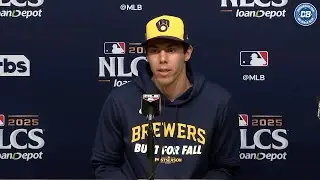 2025 NLCS: Christian Yelich por&oacute;wnuje uderzenia BP na boisku i w klatkach oraz wprowadza korekty