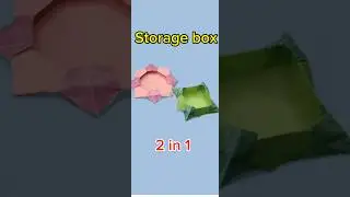 Easy paper storage box #paperbox #easypapercraft #storagebox #paperbox #papercraftideas #diy #art