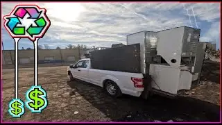 Hitting the Scales RECYCLING Scrapyard Money APPLIANCES HVAC Dumpster Diving BALTIMORE SCAVENGER ♻️