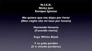 Nicky Jam & Enrique Iglesias - El Perdón (Testo + Traduzione ITA)