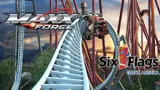 Maxx Force Roller Coaster Six Flags Great America 2019 - Fastest Launch In USA