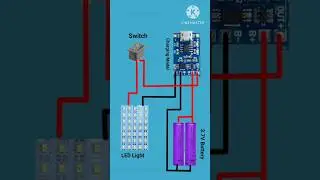 Rechargeable Torch LED Light Wiring | Torch light आसान तरीका घर पर बनाने का #shortsfeed #shorts