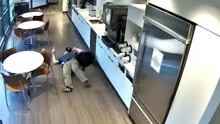 Caught on Camera: Man&rsquo;s &lsquo;Fake' Workplace Slip and Fall