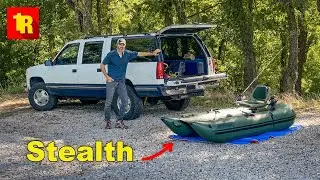 Stealth Solo Fishing Trip With The 1995 Suburban And SeaEagle 285!!