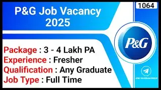 P&G Job Vacancy 2025 | Multi National Company Jobs | Sales Jobs | Private Jobs