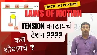 Newton's Laws of Motion||Contact Forces||Tension,Normal Reaction, Pully problems tricks.