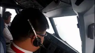 A320 ILS CAT II Approach & Autoland at RKSI34