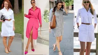 VESTIDOS CAMISEROS ATEMPORALES y CLASICOS PARA VESTIR CASUAL Y FRESCA