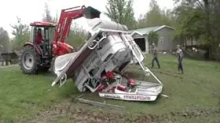 Flipping Pontoon Boat Over After Storm