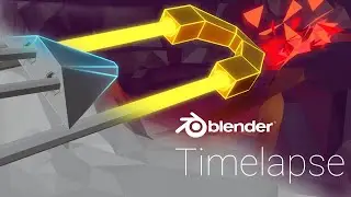 Creating the capsule art for my steam page in blender - time lapse