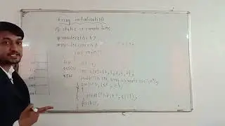 Array initialization in C || Static or compile time and runtime initialization