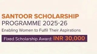 Santoor Women's Scholarship 2025-26 | INR 30,000 Scholarship for Girls | Apply Now!
